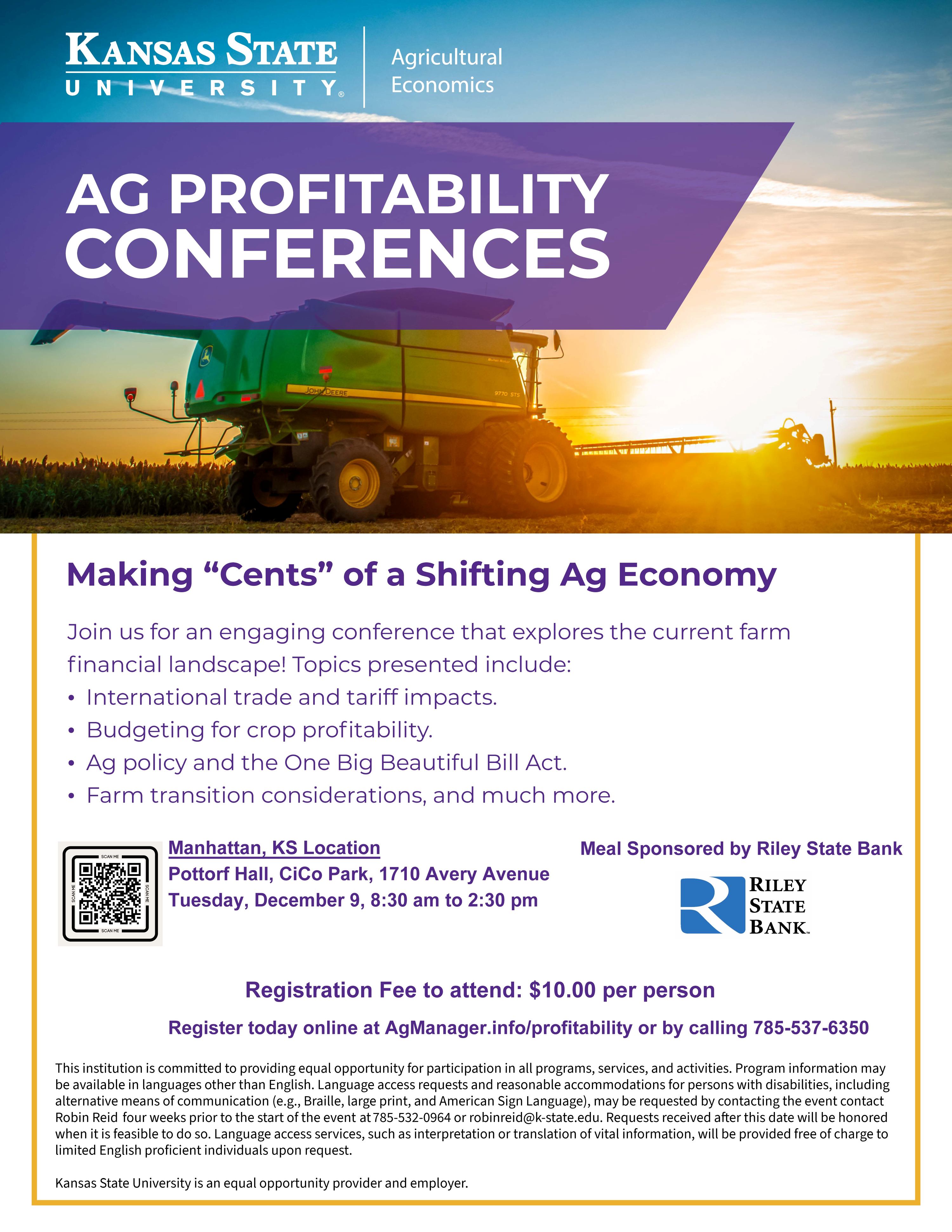 Ag Profitability Conference