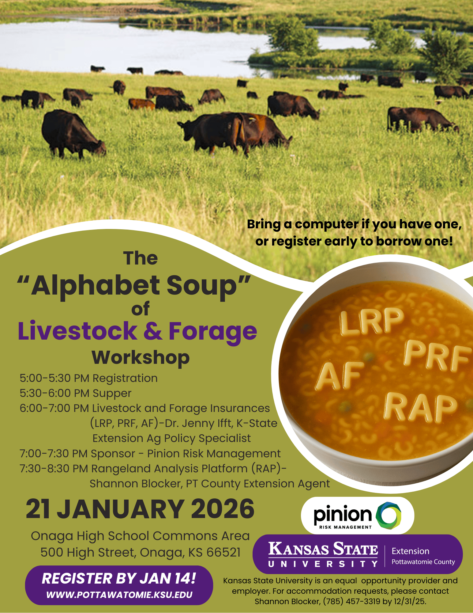 Alphabet Soup Livestock and Forage Workshop